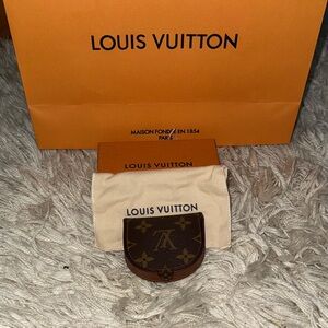 Louis Vuitton Brown Monogram Coin Holder